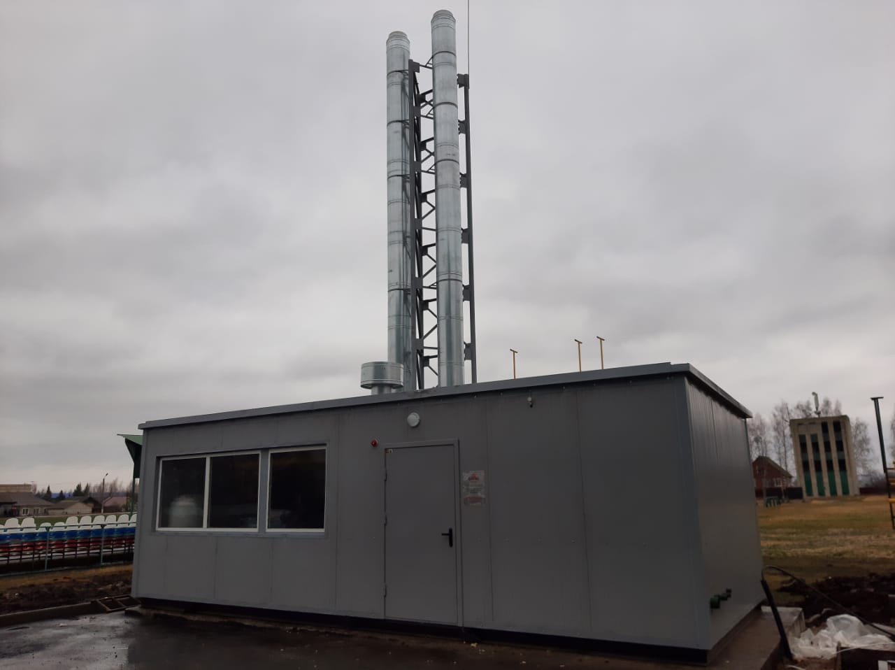 Блочно-модульная газовая котельная 13 МВт с ГВС с резервом
